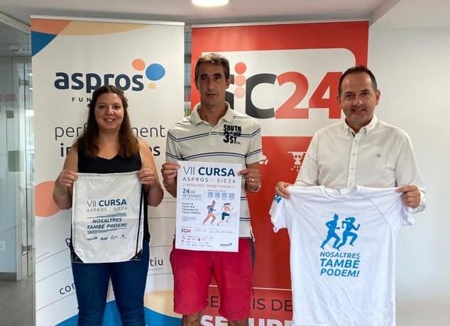 La Fundació Aspros presenta la VII cursa Aspros-SiC24 “Nosaltres també podem!”